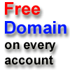 Free Domain on every account